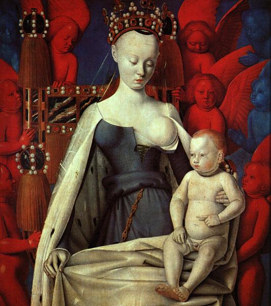 Jean Fouquet The Melun Diptych oil painting image